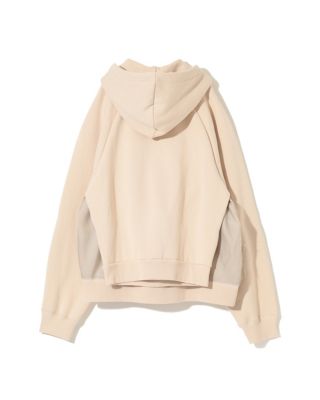 コットン裏起毛ジップアップパーカー